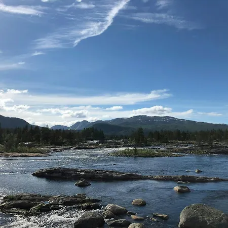 Сasa de vacaciones Designer With Panoramic Views In Hovden