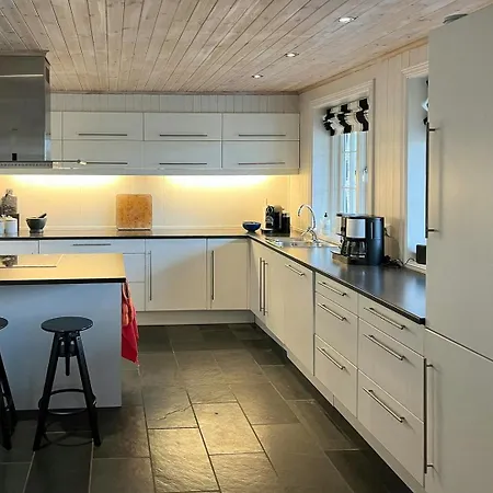 度假居 Designer With Panoramic Views In Hovden 比克勒