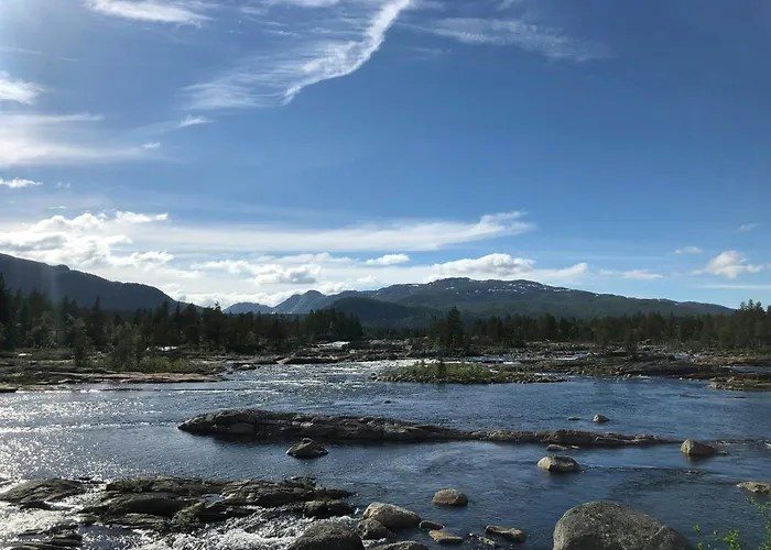 度假居 Designer With Panoramic Views In Hovden