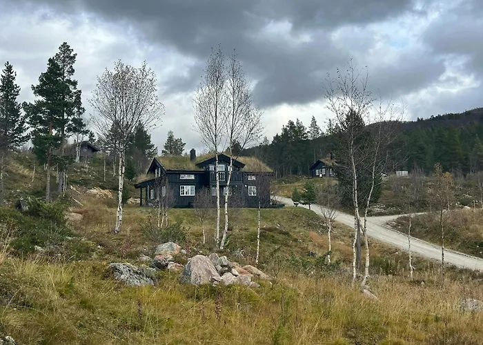 度假居 Designer With Panoramic Views In Hovden