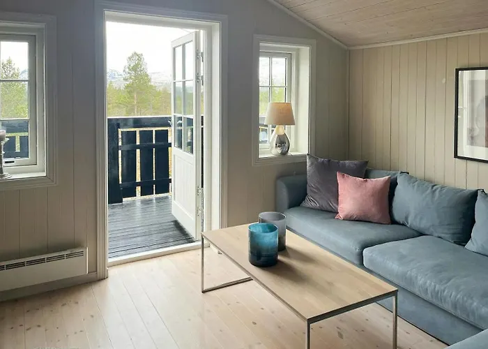 度假居 Designer With Panoramic Views In Hovden 比克勒